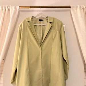 PrettyLittleThing Pale Olive Blazer